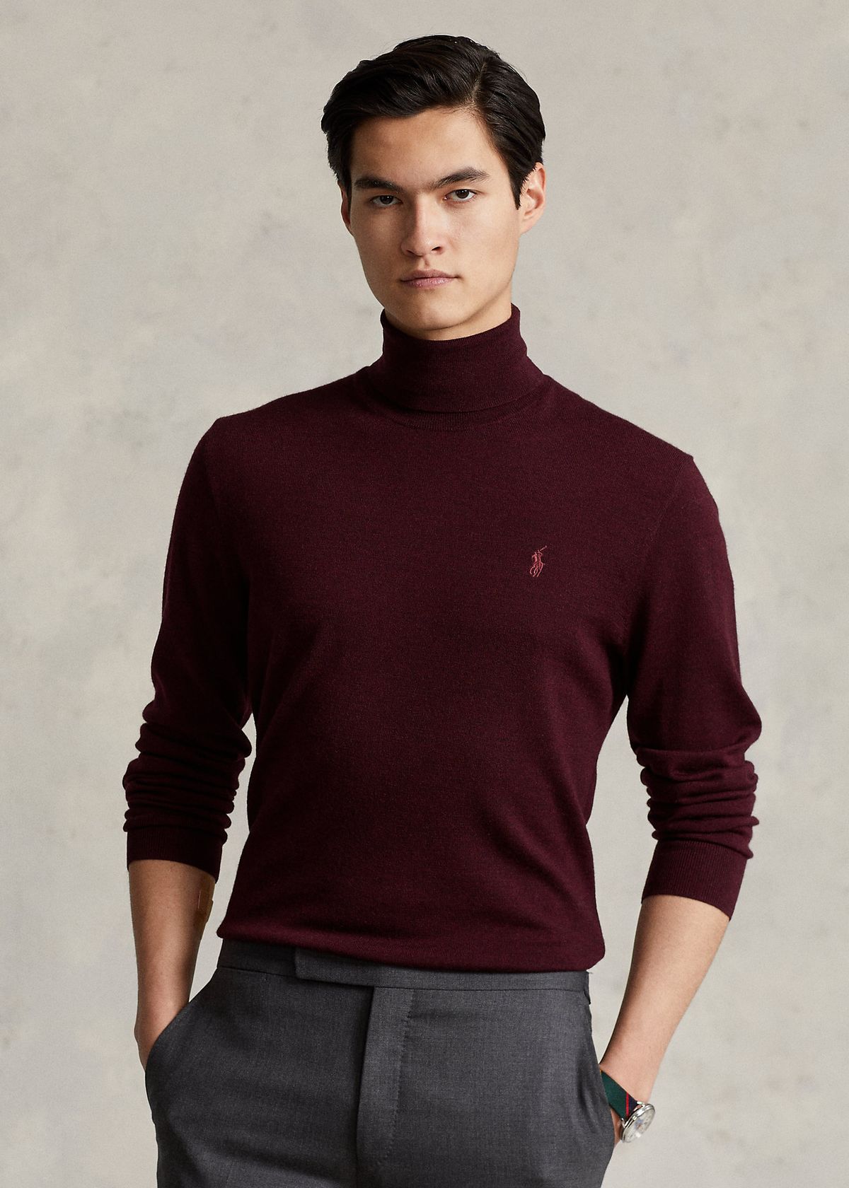 Maroon Crewneck Sweater